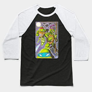 Turtle Power Baseball T-Shirt